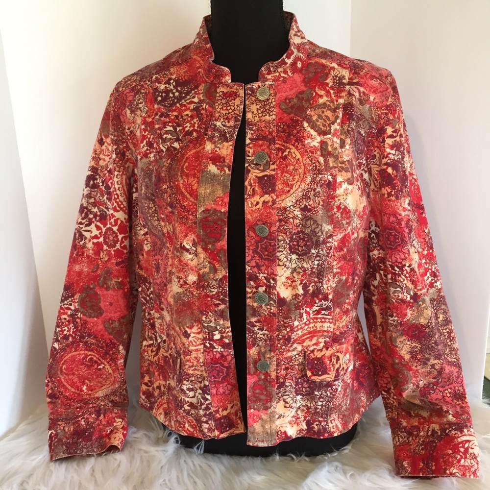 3/$21, Christopher & Banks Military Collar Jacket